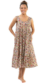 Ladies cotton nightie in plus size