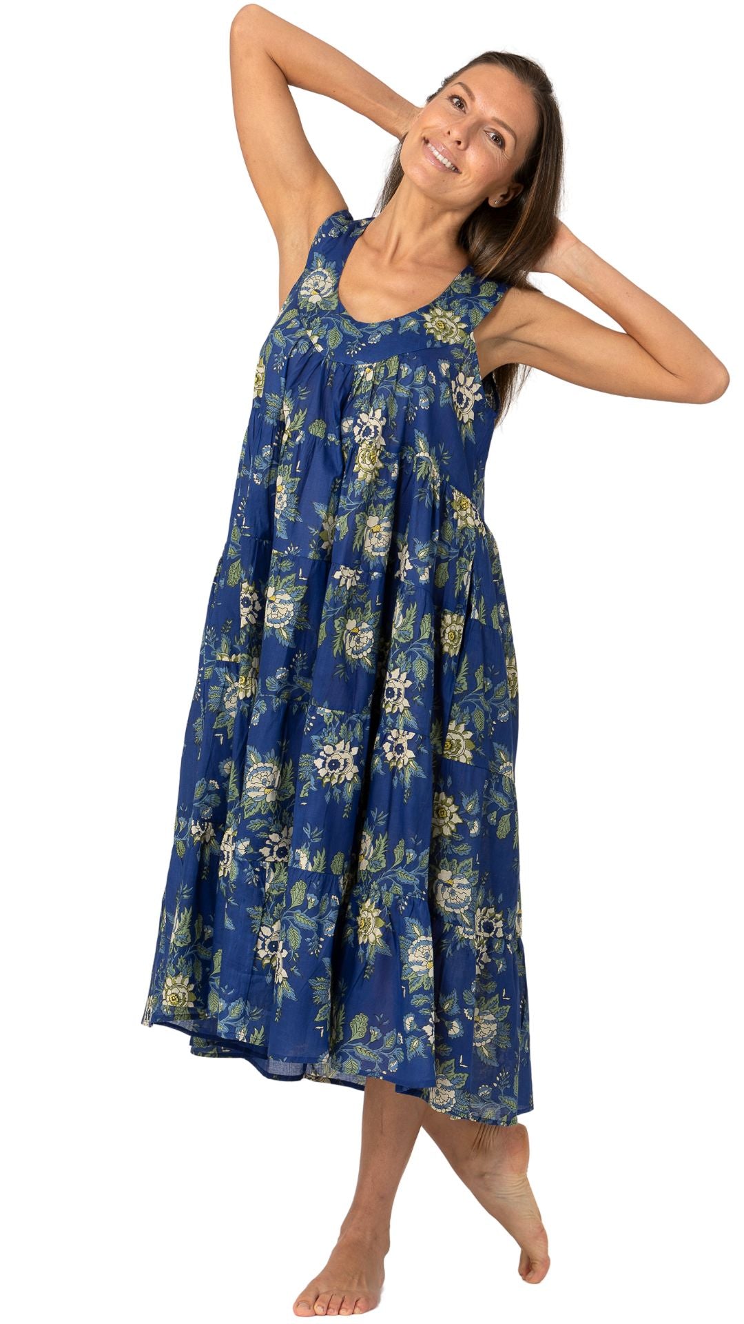 summer cotton nightie on model from Australia