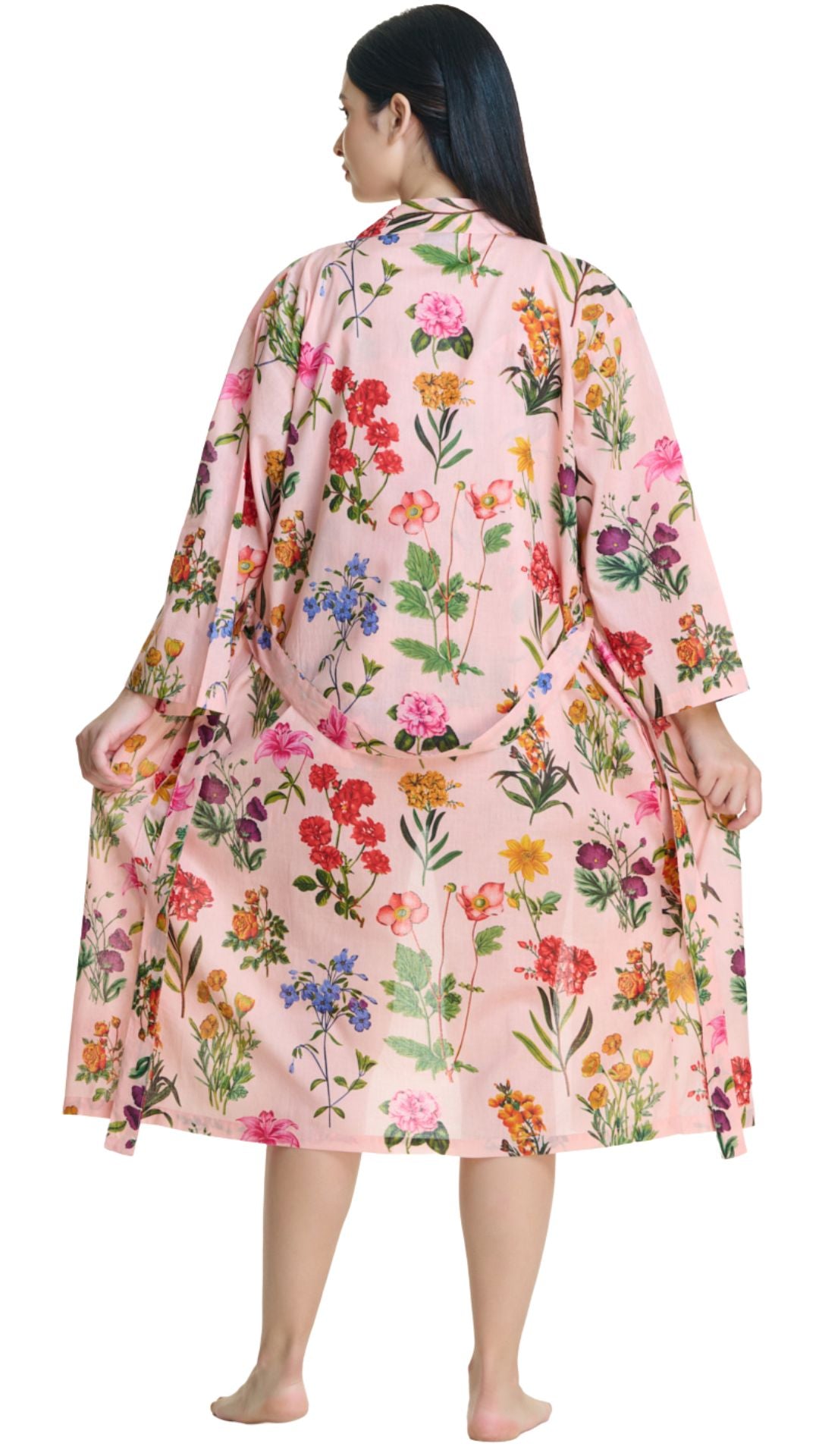 Women's Cotton dressing gown for Mother's Day