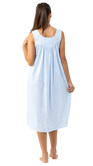 Clarice Light Blue Sleeveless Nightie