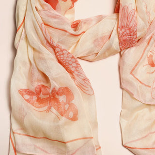 Butterfly Floral Scarf