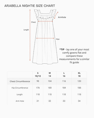 Arabella Sleeveless White Nightie