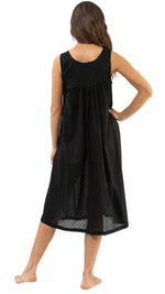 black night gowns pure cotton plus sizes Australia 