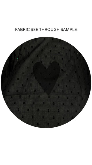 Bahama's Black Cotton Nightgown