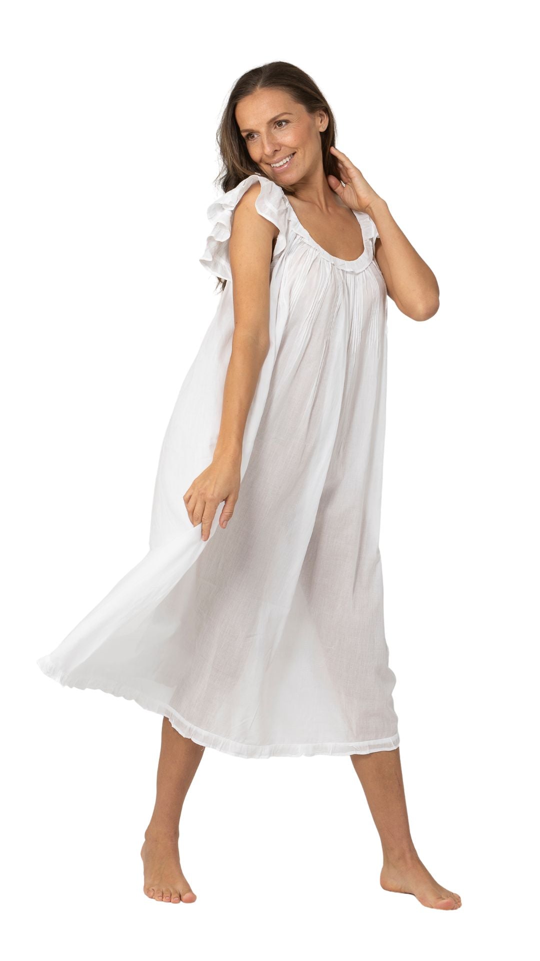 Billie white nightie from Netflix - made from fine light cotton