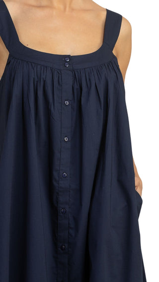 Billie Navy Cotton Nightie