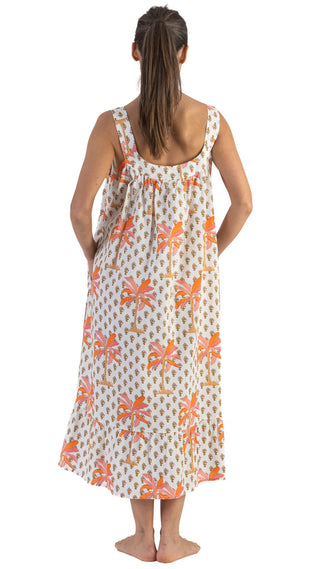 Billie Palma Sleeveless Nightie - Button Down