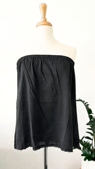 Black Cotton Petticoat