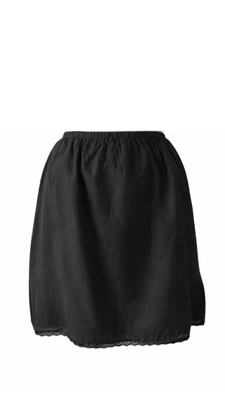 Black Cotton Petticoat
