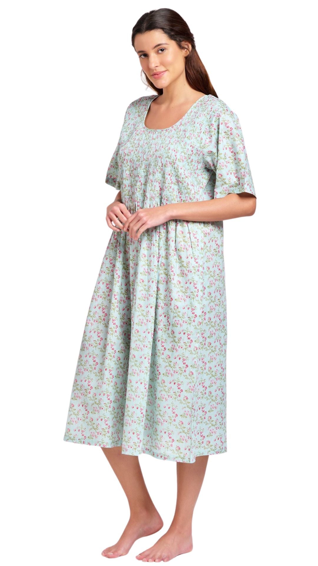 Blanche Short Sleeve Nightgown