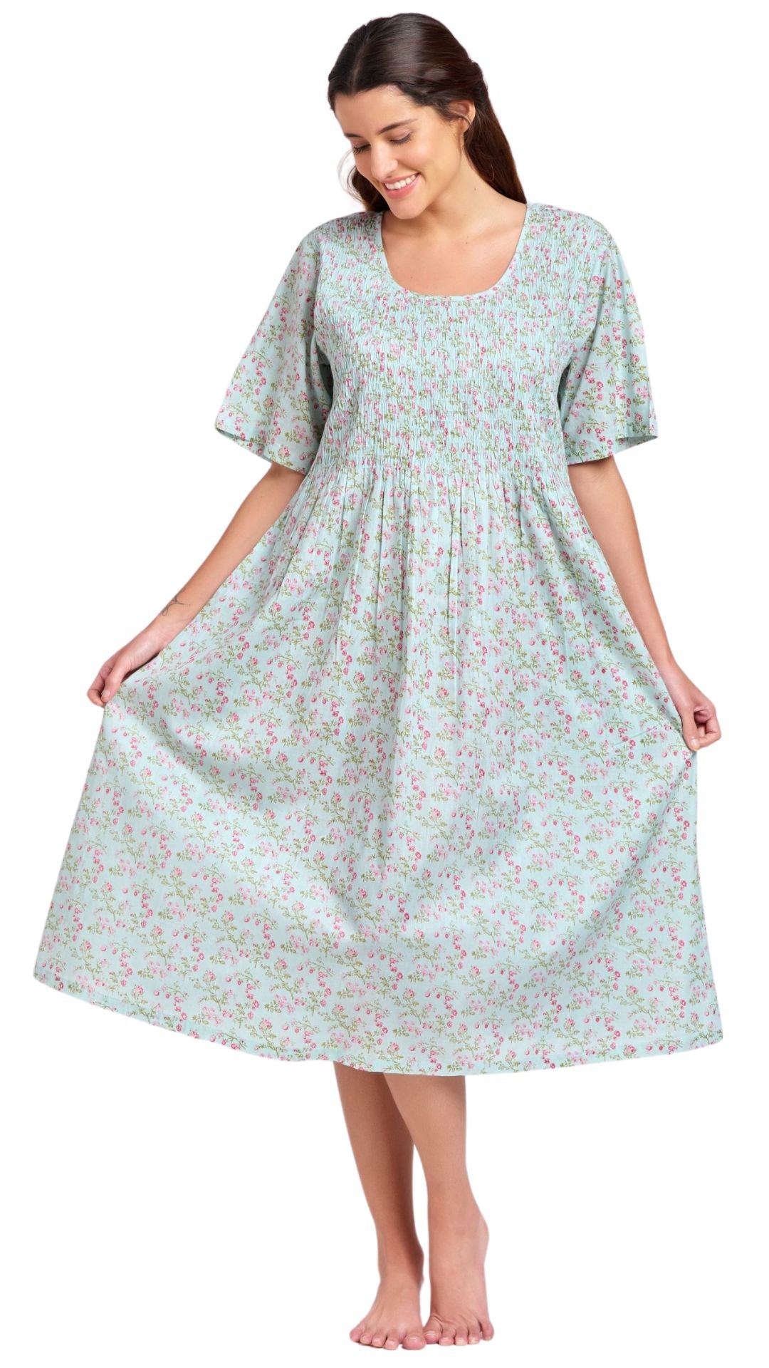 Blanche Short Sleeve Nightgown