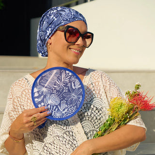 Blue Wattle Twist Fan