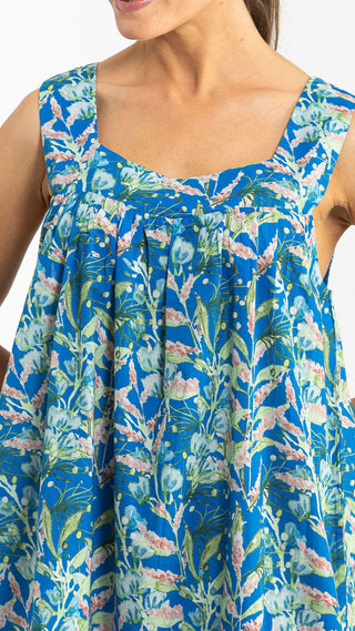 Blue Belle Sleeveless Maxi Dress Nightie
