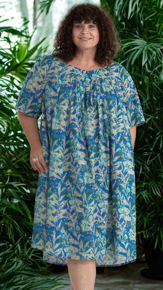 Blue Belle Short Sleeve Nightie