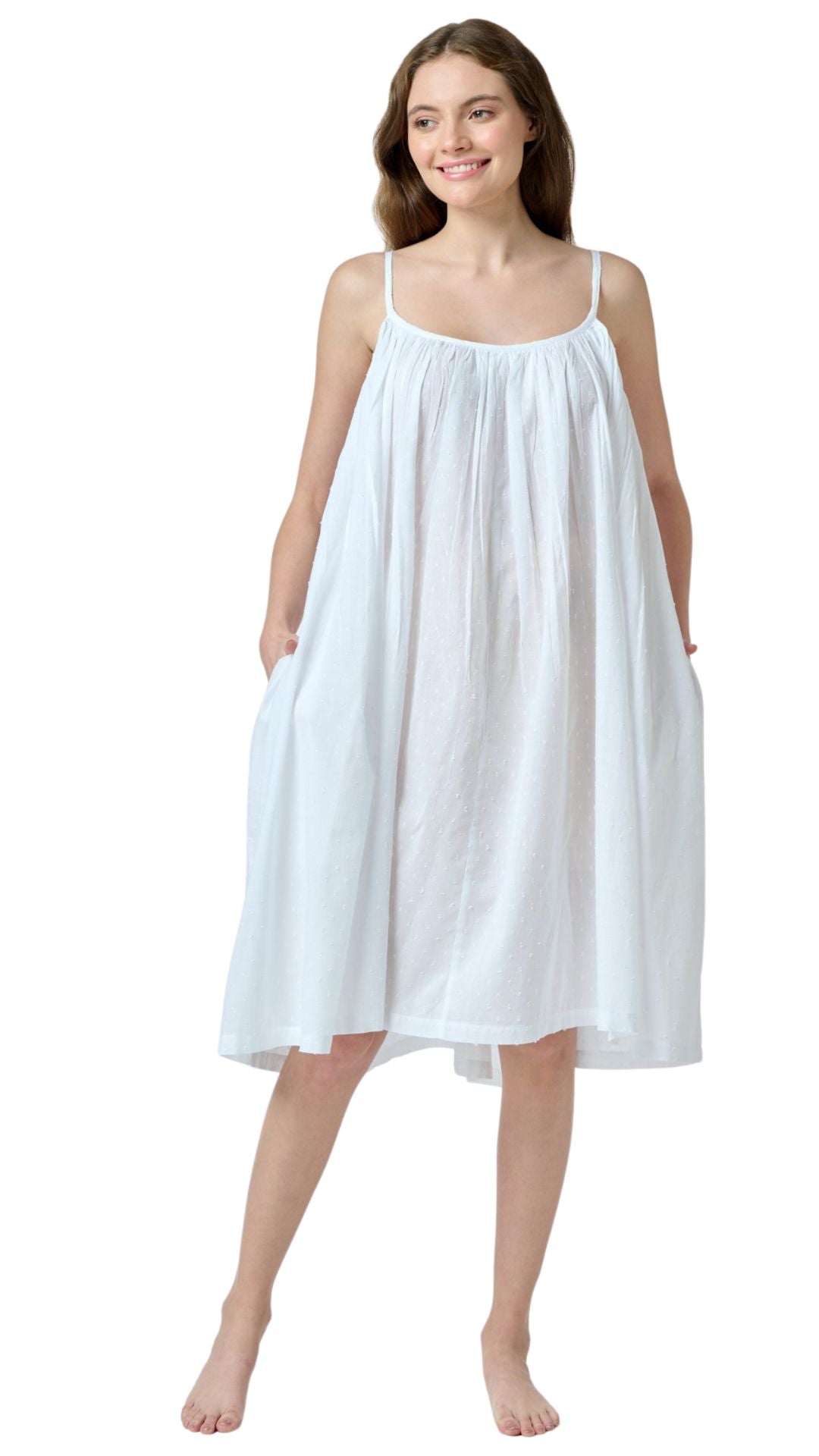 White Cotton Bridgerton Nightie