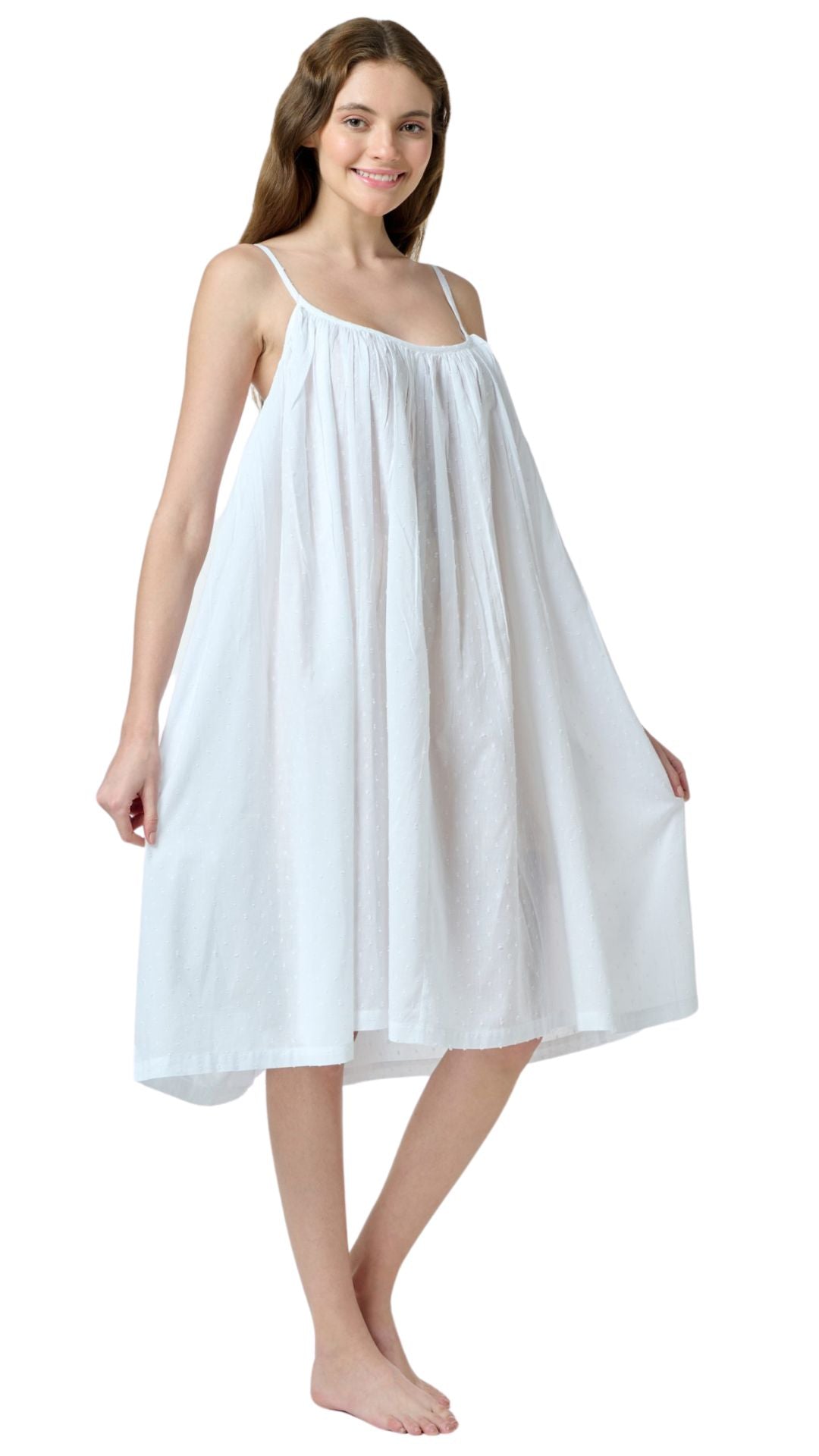 White Cotton Bridgerton Nightie