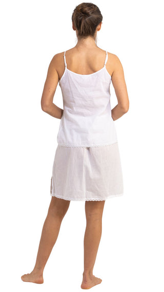 Camisole Top White Cotton