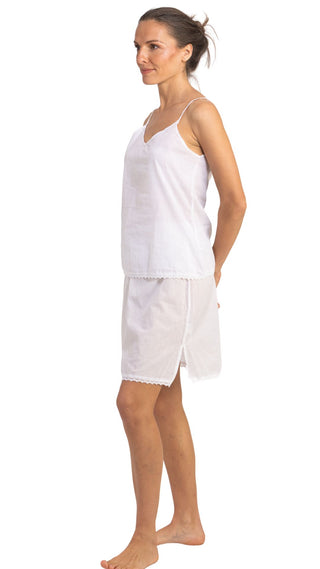 Camisole Top White Cotton