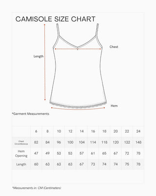 Camisole Top White Cotton