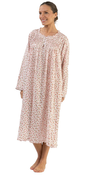 Cherry Blossom Long Sleeve Nightie