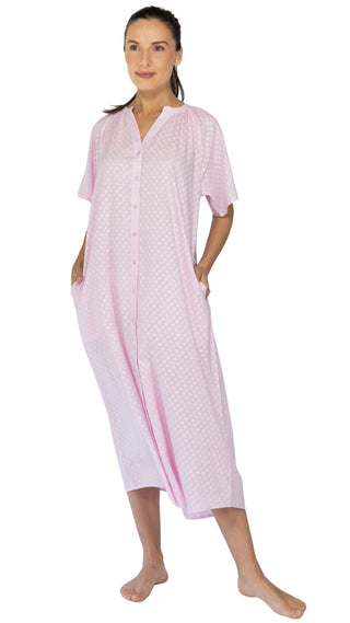 Clarice Pink Short Sleeve Nightie