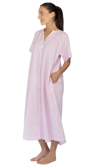Clarice Pink Short Sleeve Nightie