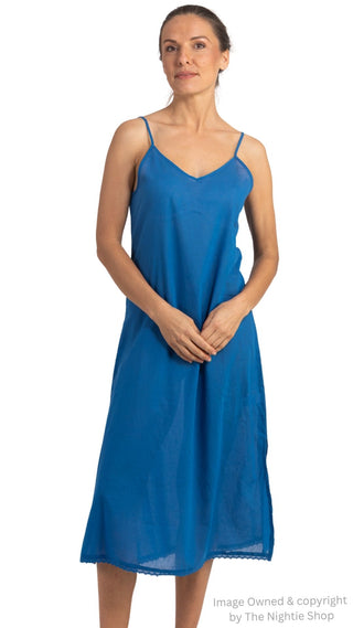 Long Slip Cobalt Blue