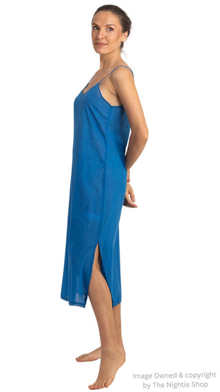 Long Slip Cobalt Blue