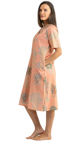 Cotton nightie short sleeve plus sizes 