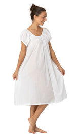 light white cotton night dress