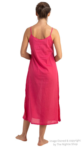 Long Slip Hot Pink