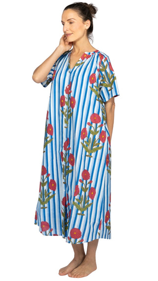 Irena Short Sleeve Long Nightie