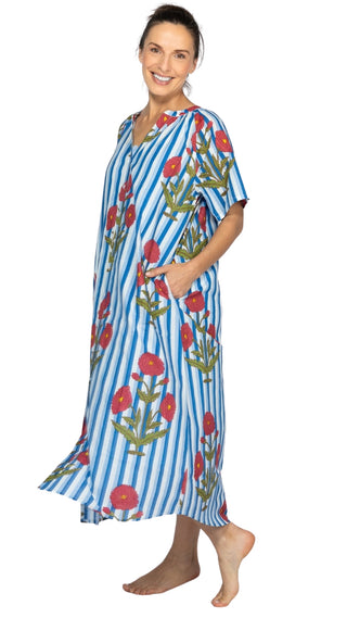 Irena Short Sleeve Long Nightie