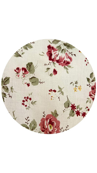 floral fabric swatch