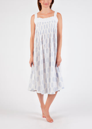 Paisley Straight Neck Cotton Nightie