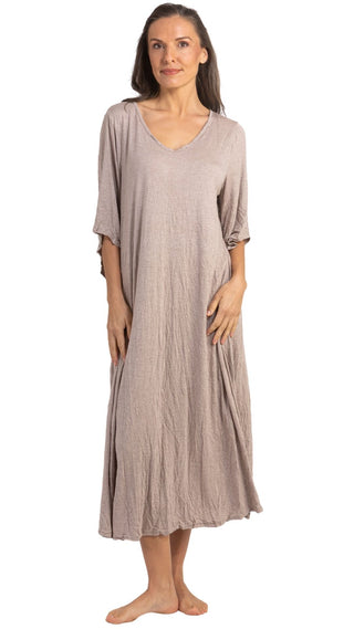 Madeline Stretch Cotton Nightie - Dusk
