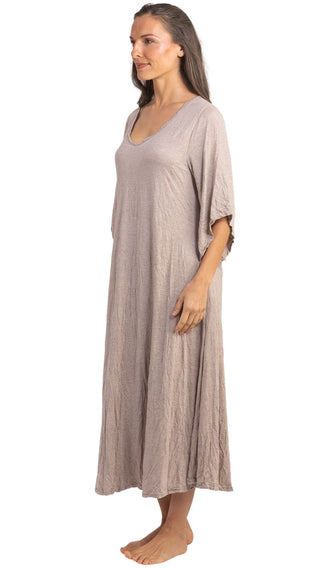 Madeline Stretch Cotton Nightie - Dusk