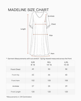 Madeline Stretch Cotton Nightie - Blue
