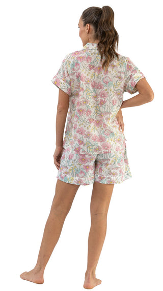 short sleeve pj's for Women Made from Cotton in plus sizes