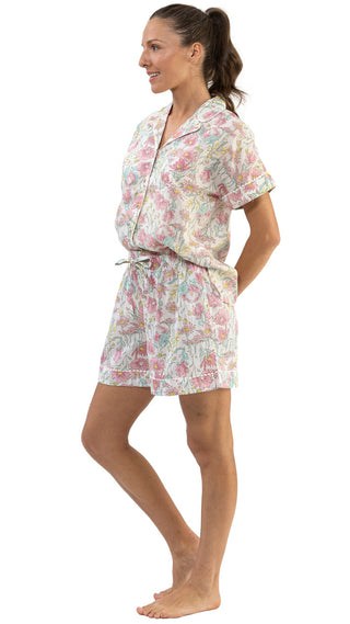 light pjs for Summer - floral pattern - best Christmas gifts for my wife