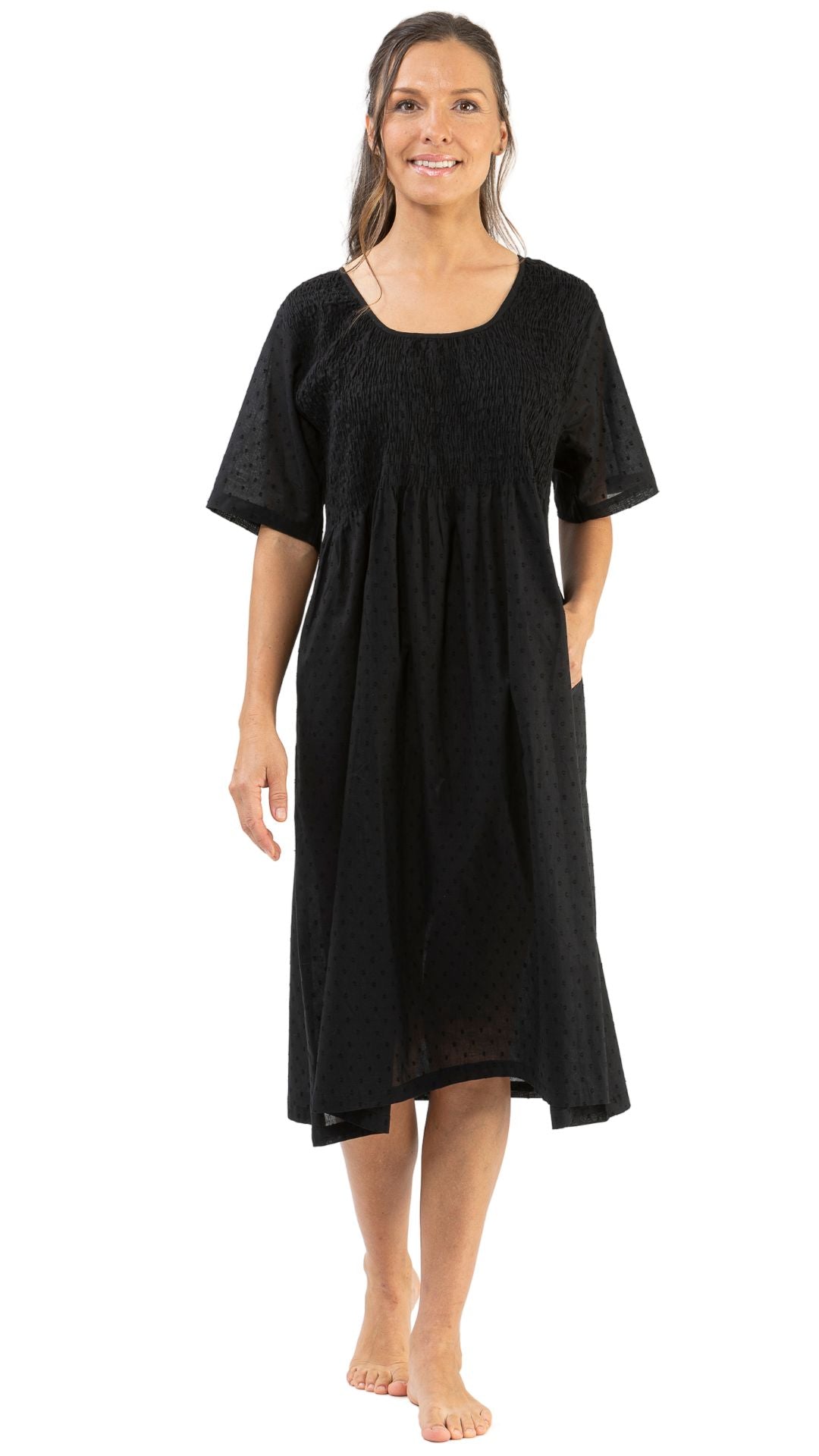 100% fine cotton nightwear for plus size women