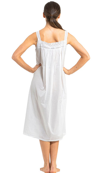 Marie-Antoinette Embroidered White Nightie