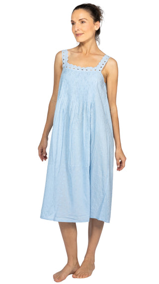 Marie Antoinette Sleeveless Nightie Powder Blue