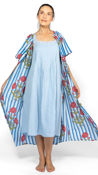 Marie Antoinette Sleeveless Nightie Powder Blue