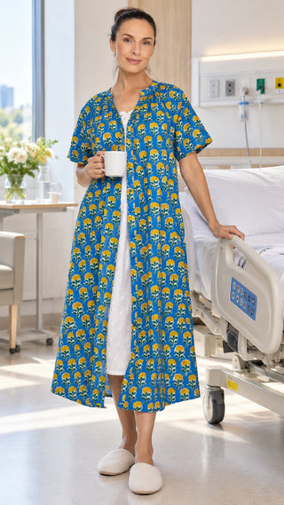 Marigold Short Sleeve Cotton Nightie