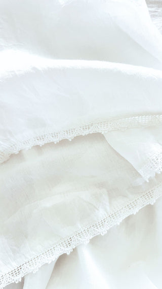 Midi Cotton Slip White