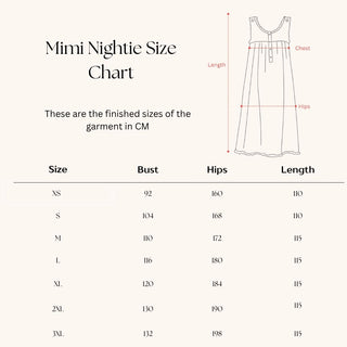 Mimi White Button Shoulder Cotton Nightie