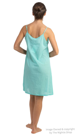 Mint Midi Cotton Slip