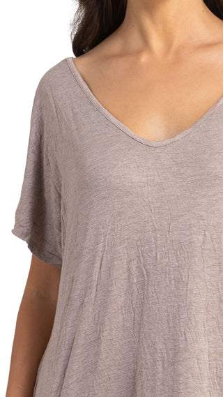 Miss Audrey Stretch Cotton Nightie - Sand