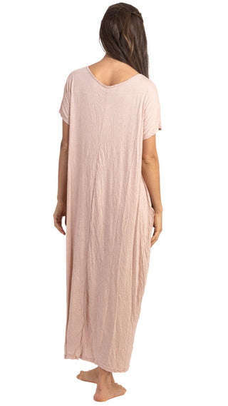 Miss Audrey Cotton Stretch Nightie - Blush